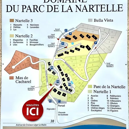 La Nartelle - 2 Pièces - Plage, Jardin&piscine * Sainte-Maxime